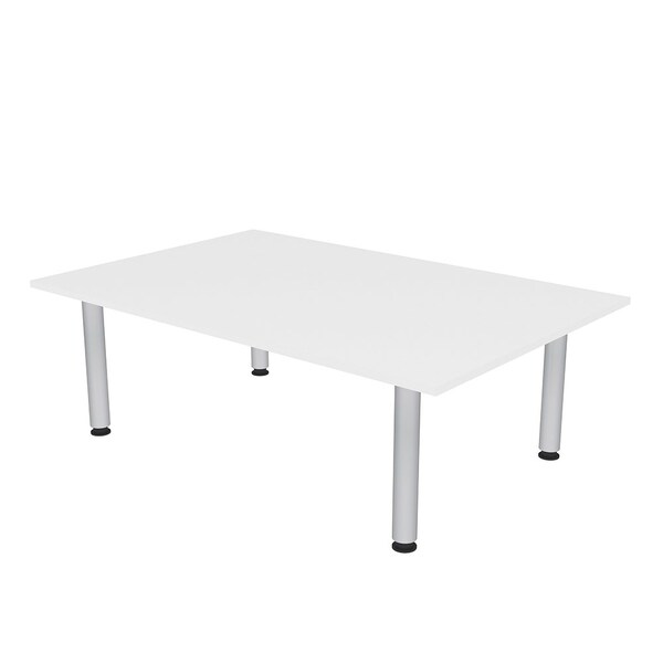 Skutchi Designs 47.25 in W, 71.5 in L, 29 in H, Engineered Wood Top, White HAR-REC-48X72-PT-09 - main